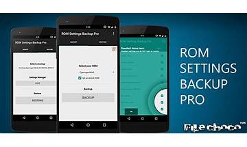 ROM Settings Backup [BETA] for Android - Download the APK from Habererciyes